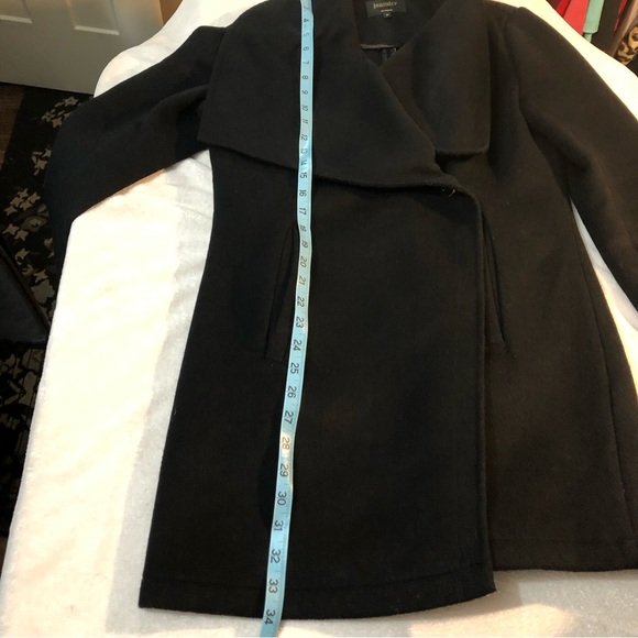 Laundry by Shelli Segal Woman’s Black Wool Blend Coat Size M - Picture 10 of 11